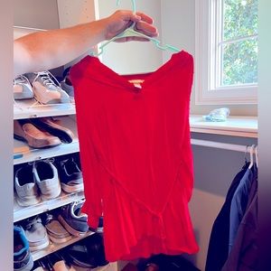 Maternity blouse red size MED